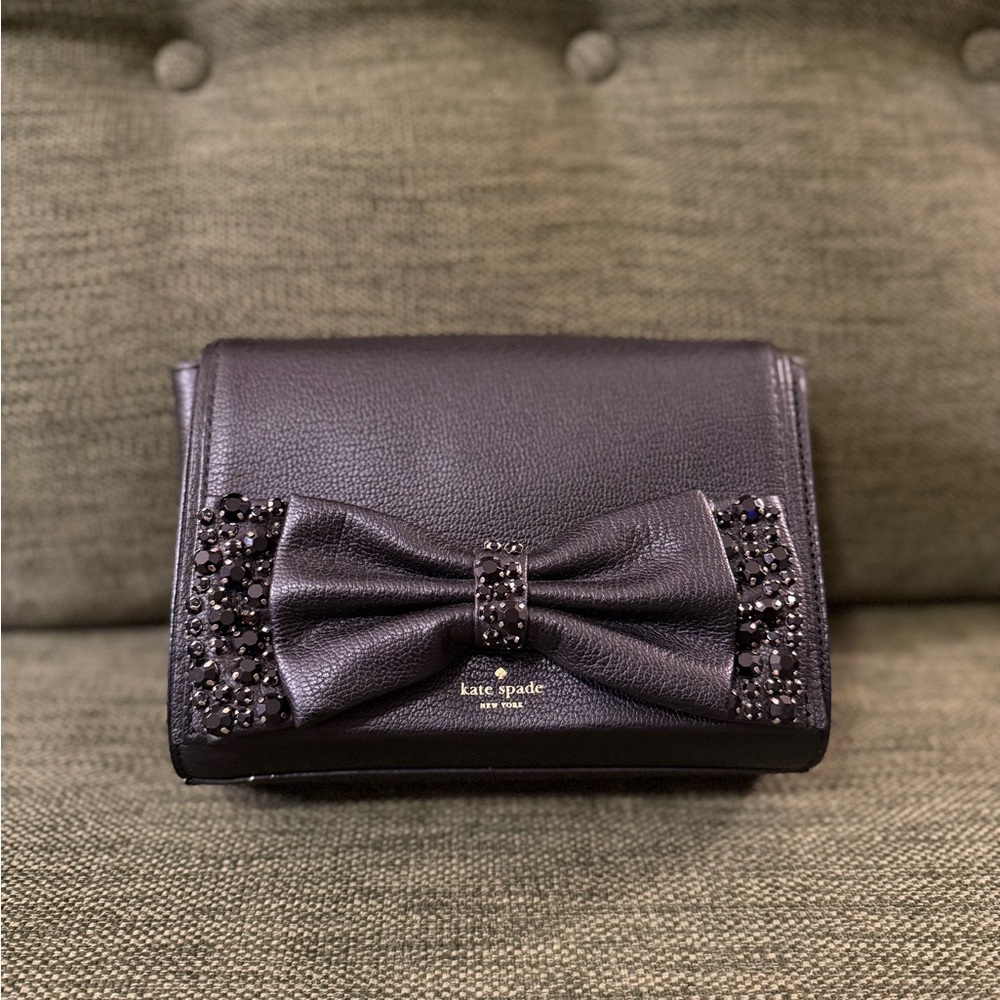 Kate Spade Black Bow crossbody